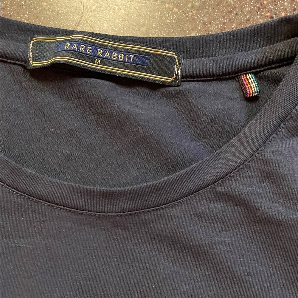 Rare Rabbit Navy Graphic Tee - Picture 3 of 6